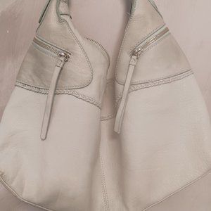 Sigrid Olsen Ice Blue Leather Hobo